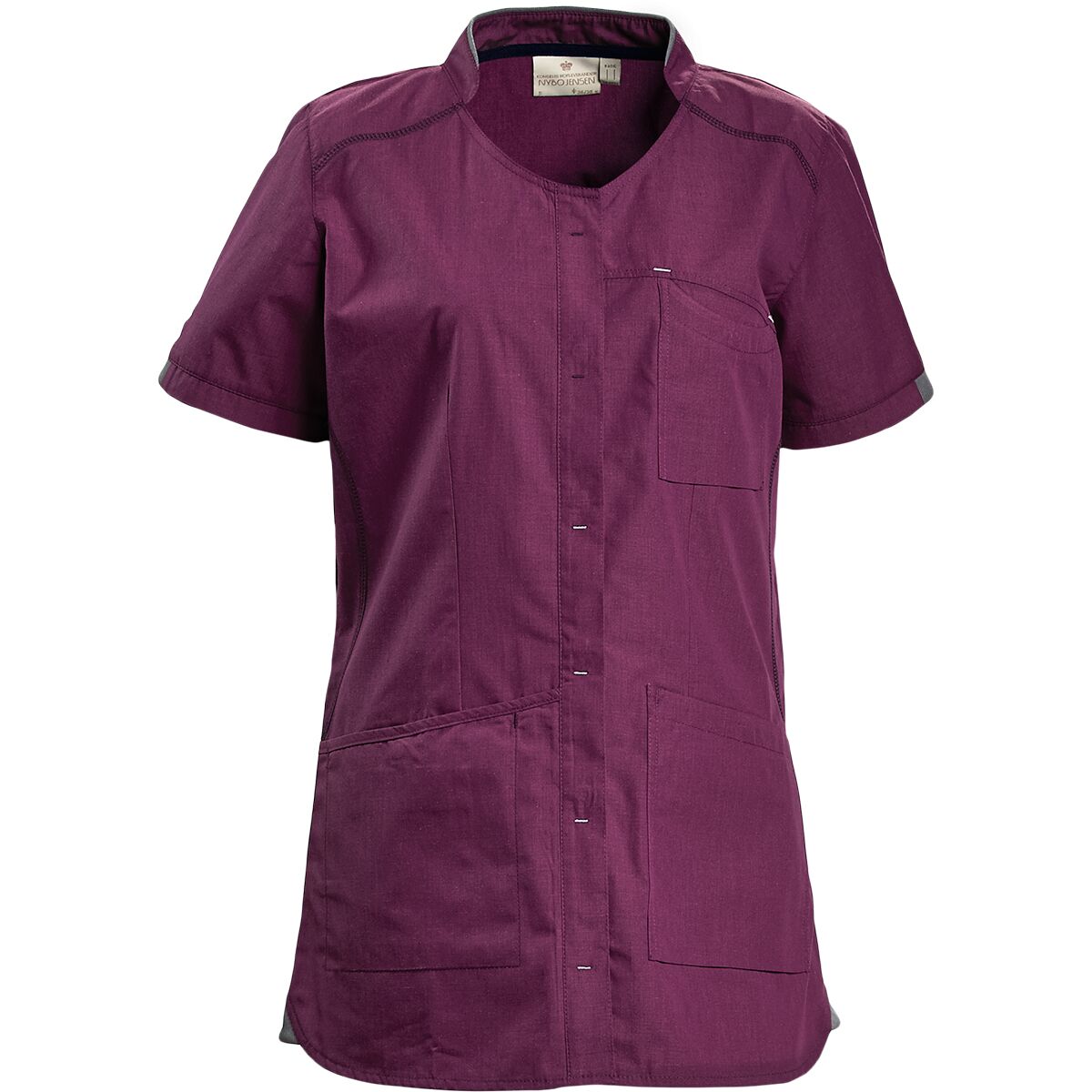 nybo damenkasack »sporty« 9 k-136077920-64-4xl-n nybo kasack bordeaux
