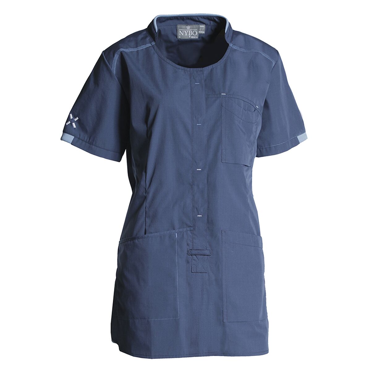 nybo damen schlupfkasack »sporty« casual und trendy 5 k-147027920-11-4xl-n nybo schlupfkasack blau