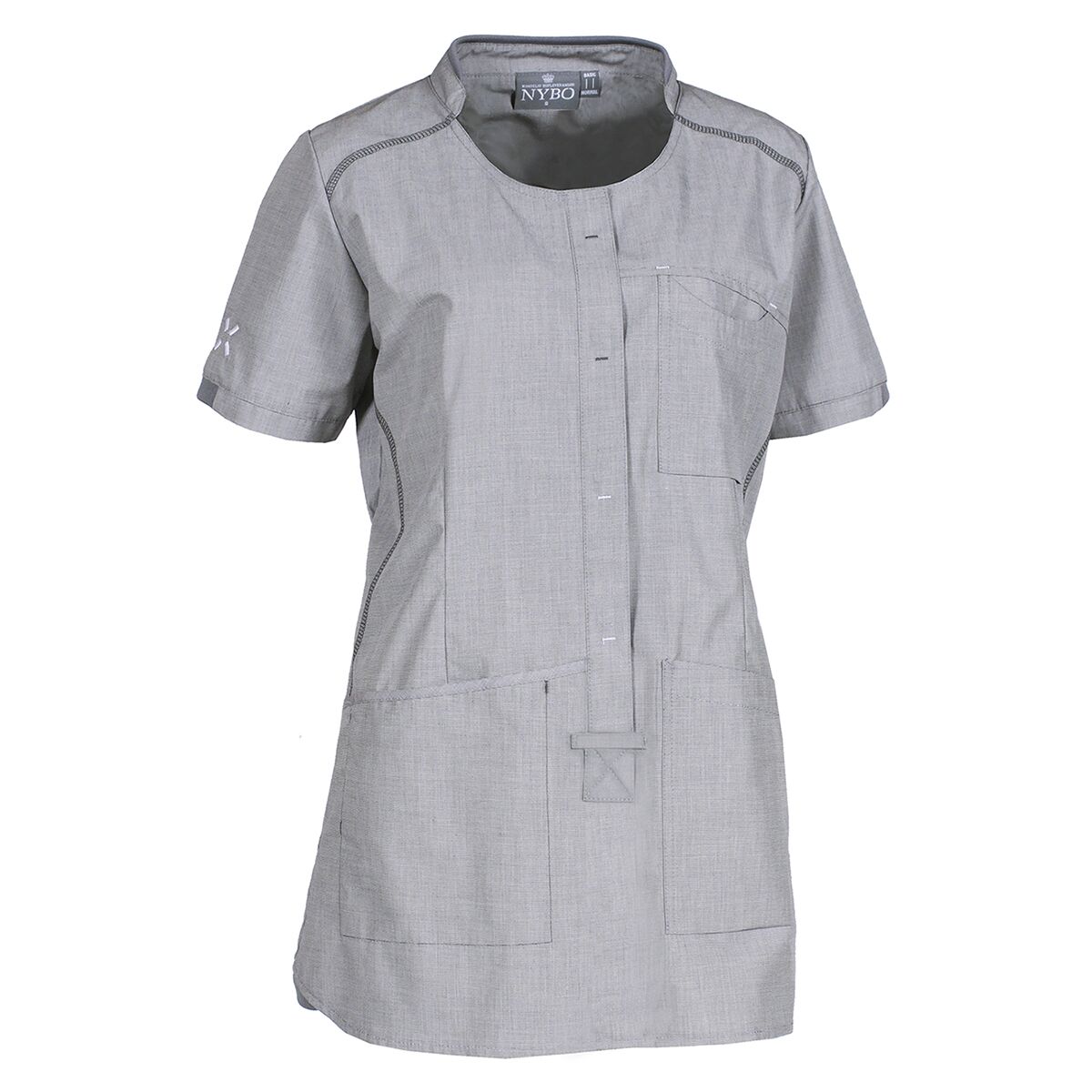 nybo damen schlupfkasack »sporty« casual und trendy 6 k-147027920-42-4xl-n nybo schlupfkasack grau