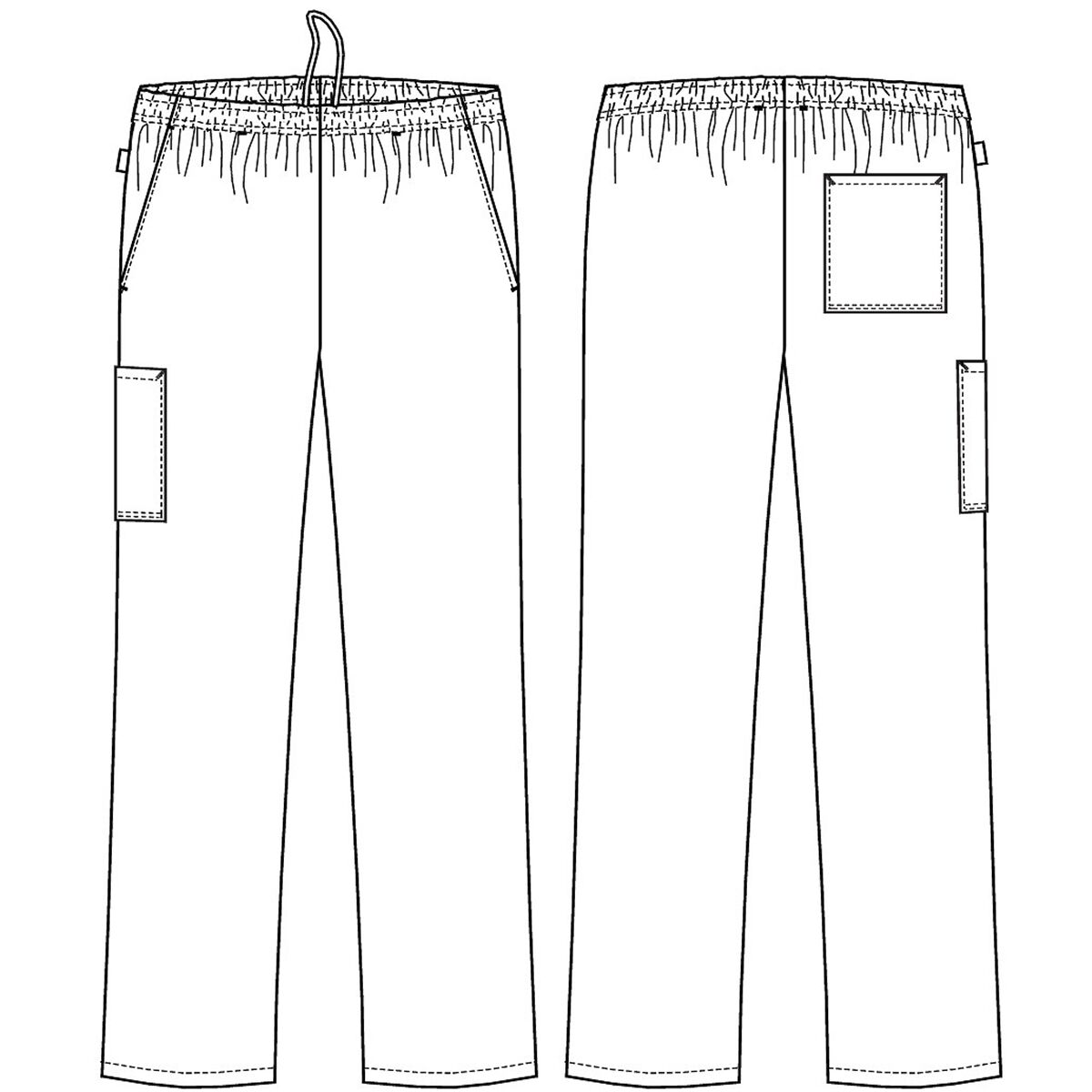 kentaur unisex schlupfhose sl80 lyocell 2 ungesäumt gummizug und kordel in der taille zwei schrägtaschen eine gesäßtasche eine schenkeltasche aufhängerschlaufe und patchlappen optionale beinlänge: 16949-924 - schrittlänge 80 cm 16951-924 - schrittlänge 75 cm