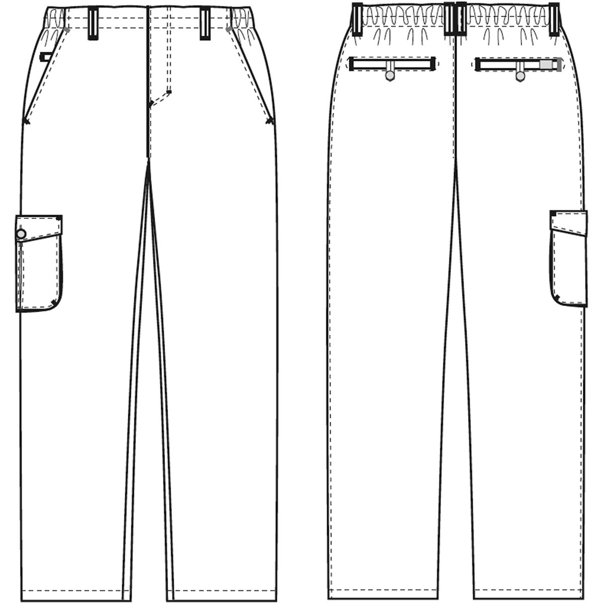 nybo unisex hose chino »perfect fit« 2 pull- on +10 artikelnummer: k-505021202-n65% polyester - 35% baumwolle210 g/m²✓ extra schrittlänge✓ rundumgummi im bund✓ oberschenkeltasche mit verschluß✓ strapazierfähig✓ gürtelschlaufen✓ zwei schrägtaschenoptionale beinlängen:505021200 - schrittlänge normal