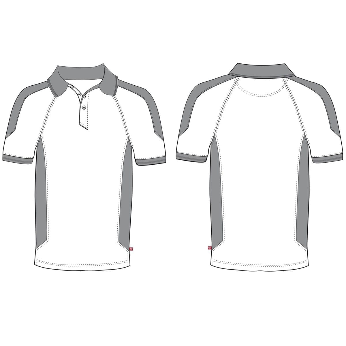 pro wear unisex polo-shirt zweifarbig id0322 2 53220-575-0-0-k