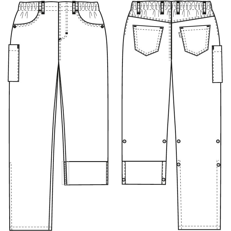 nybo unisex hose »super cool« 2 190 g/m² artikelnummer: k-105116200-n63% polyester - 34% baumwolle - 3% eol stretch190 g/m²✓ pull-on-style mit 5-pocket-details✓ 4 cm breites gummiband✓ taille mit flat-front-look✓ mittlere/hohe taillenhöhe✓ gerade linien an hüfte und oberschenkel✓ tiefe vordertaschen✓ zwei jeans-gesäßtaschen✓ oberschenkeltasche mit druckknopfverschluss✓ verstellbare schrittlänge mit druckknopffixierung✓ strapazierfähig