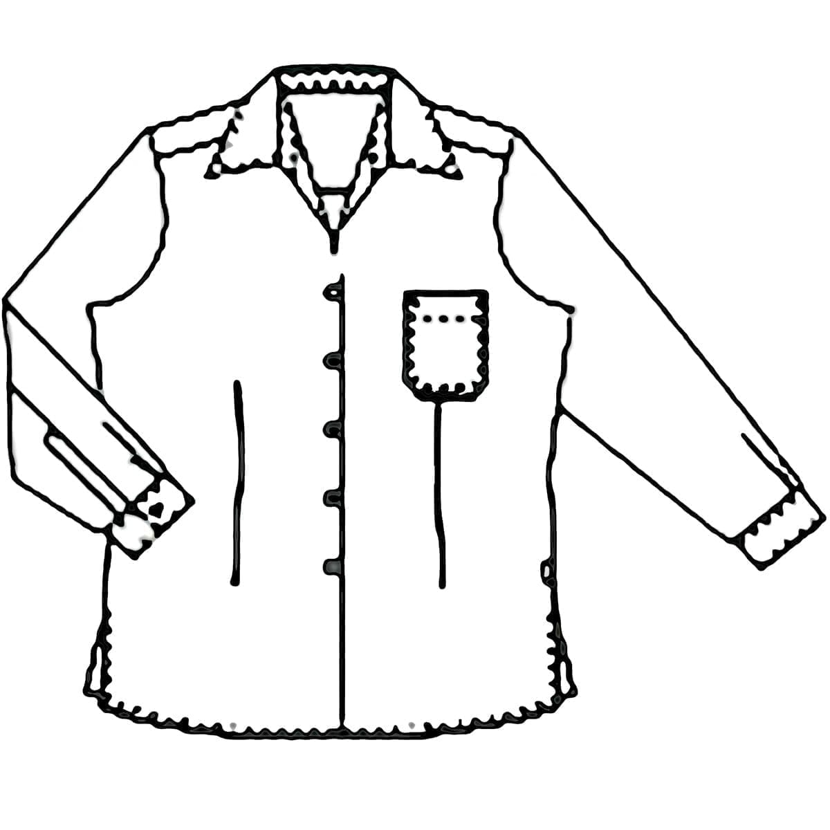 nybo damen bluse langarm »performance« 2 langarmartikelnummer: k-116058100-n50% baumwolle - 50% polyester120 g/m²✓ klassische bluse✓ langarm✓ brusttasche links