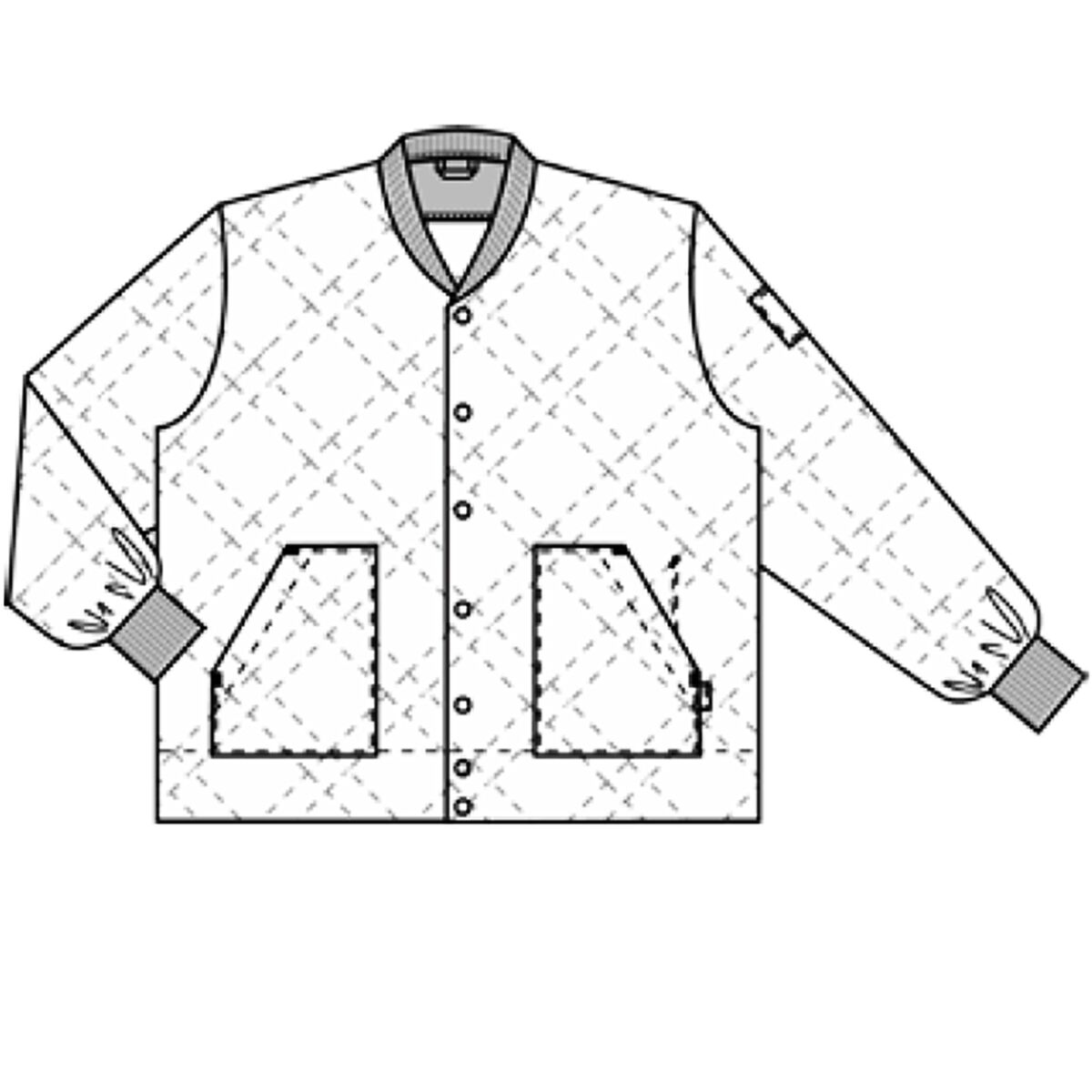 nybo thermojacke blau 2 nierenschutzartikelnummer: k-401000100-n65% polyester - 35% baumwolle330 g/m²✓ nierenschutzklappe mit drei druckknöpfen✓ rippbündchen im hals- und ärmelbereich✓ große einstecktaschen✓ innentasche links✓ verschließbar mit druckknöpfen