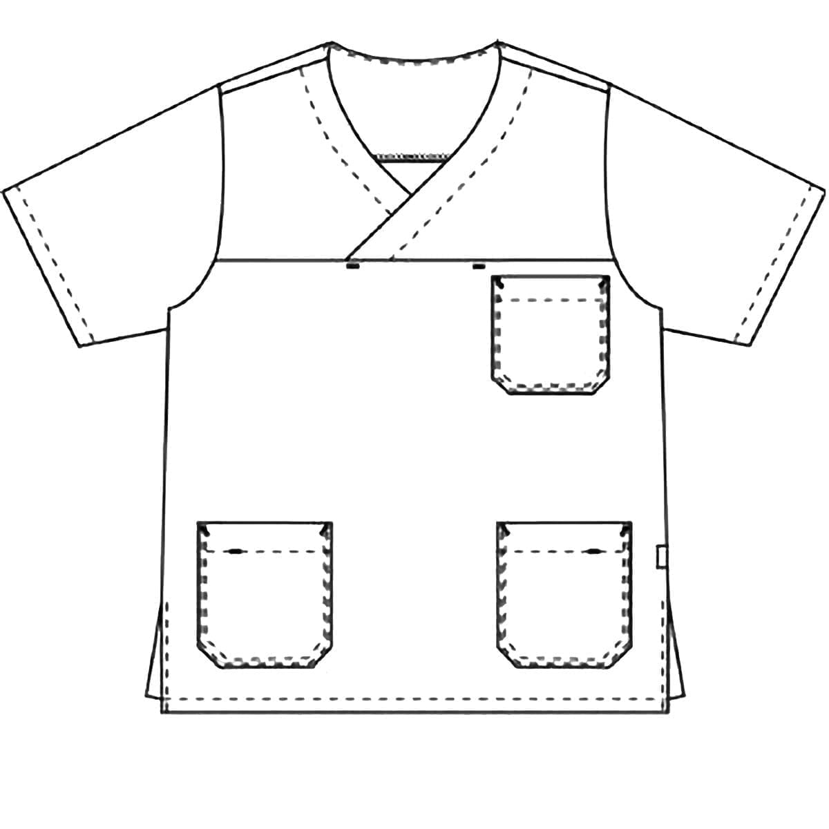 nybo unisex schlupfhemd schlupfkasack »charisma premium« tencel® 2 rechts✓ schlüsselschlaufen in der fronttasche