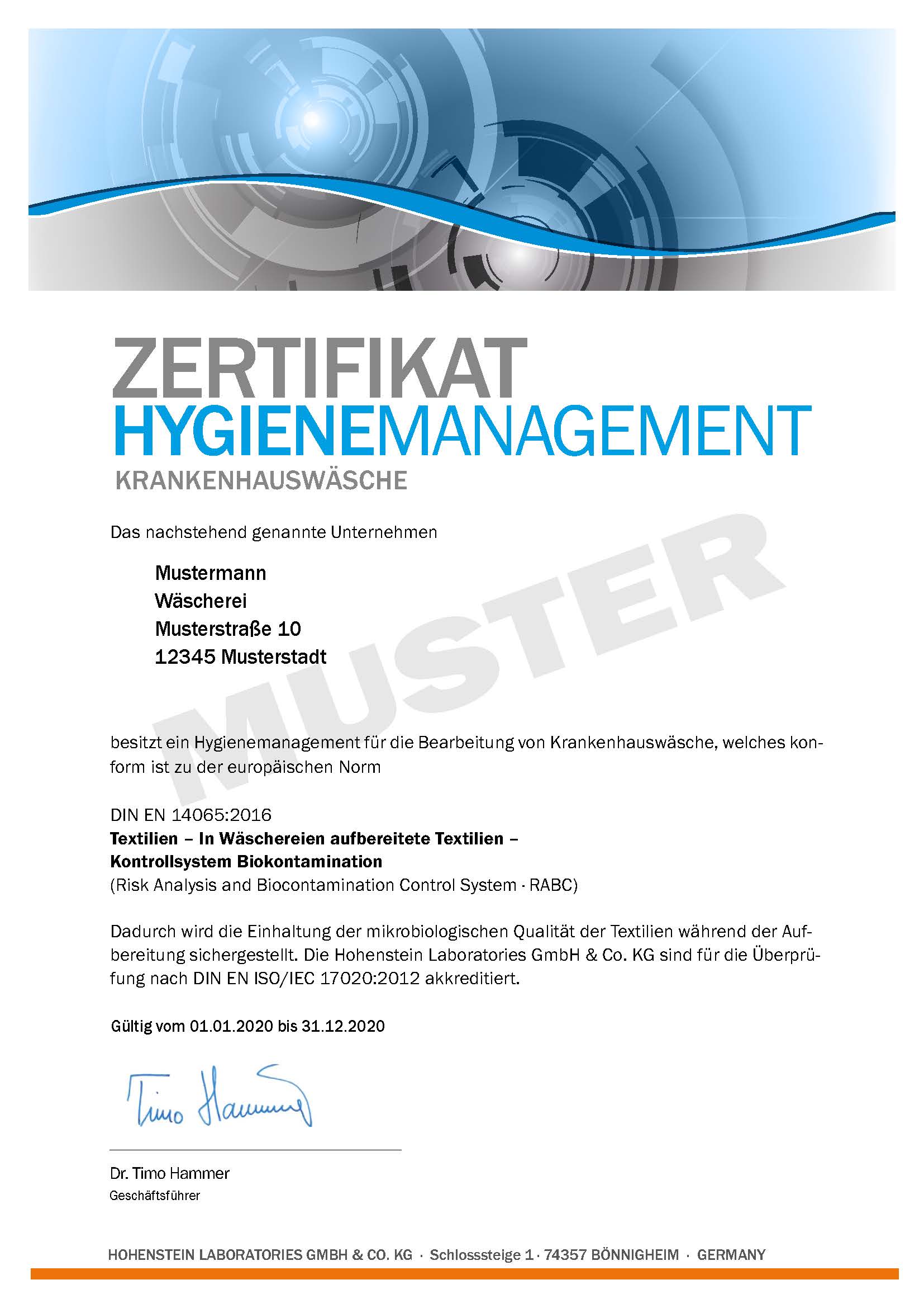 ral hygienezeugnisse 2022 5 hygienezertifikat für wäscherei rose muster ral-gz 992/2 rabc